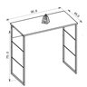 Escrivaninha Mesa Escritório Industrial 90cm Fabrick - 4