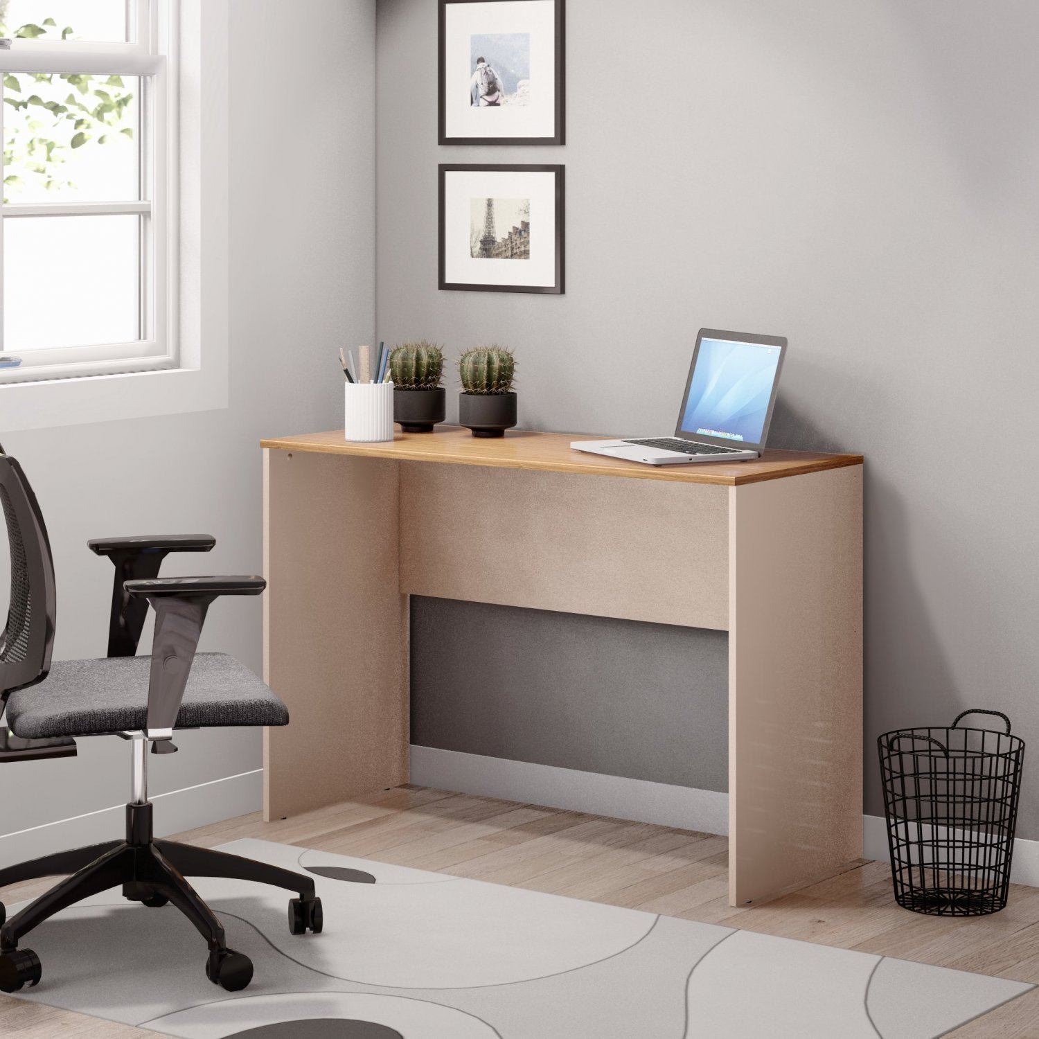Mesa Escrivaninha Compacta para Escritório 110cm Pegue Leve Casa D - 1