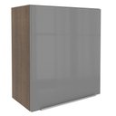 Ver imagem 1 de Armário Aéreo 60cm com 1 Porta Cinza Lux Madesa