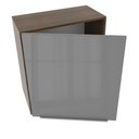 Ver imagem 4 de Armário Aéreo 60cm com 1 Porta Cinza Lux Madesa