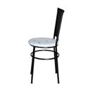 Ver imagem 4 de 2 Cadeiras Pretas para Mesa Hawai Preta com Assento Floral:floral Areia