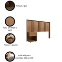 Ver imagem 3 de Cabeceira Sleep Movelove Cama Solteiro + Criado Suspenso
