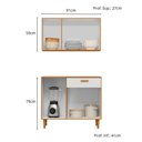 Ver imagem 4 de Kit Cozinha Compacta Ester 5 Portas 1 Gaveta com Tampo - Freijó/off