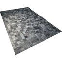 Ver imagem 2 de Tapete de couro cinza tingido 2,00x3,00 sem borda pç 10x10cm