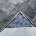 Ver imagem 3 de Tapete de couro cinza tingido 2,00x3,00 sem borda pç 10x10cm