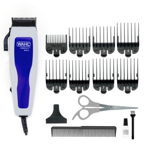 Máquina Cortar Cabelo Whal Home Cut Basic 8 Pentes de Corte