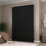 Persiana Vertical em Tecido Blackout Crisdan Largura 1,40 X 1,40 Altura Preto - 1