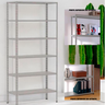 Estante de Aço 6 Prateleiras 60cm – Organizador para Casa, Escritório ou Depósito - Cinza - 4