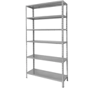 Ver imagem 1 de Estante de Aço 6 Prateleiras 60cm – Organizador para Casa, Escritório ou Depósito - Cinza