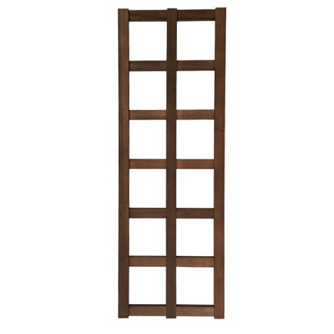 Treliça Jardim Vertical Eucalipto 30x90 cm Stain Nogueira