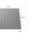Ver imagem 6 de Cabeceira Cama Solteiro Lambri Painel MDF Encaixe 116x60cm:Cinza