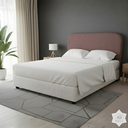 Ver imagem 4 de Cabeceira de Cama Box Casal 140cm Orgânica Rose - Veludo