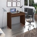 Ver imagem 1 de Mesa de Computador Ravi Casa D 1 Gaveta 90cm Castanho