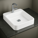 Ver imagem 2 de Cuba para Banheiro Kohler Vox Petit de Sobrepor Retangular com Mesa e Furo Branca 28560br-1-0