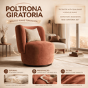 Ver imagem 2 de Kit 2 Poltronas Orgânica Lia Giratória Boucle Redonda Luxo Moderna Penteadeira Sala Espera Recepção:
