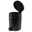 Ver imagem 3 de Lixeira Retrô com Pedal Preta Mollie 5 Litros