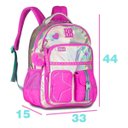 Ver imagem 3 de Mochila Escolar de Costas Rebecca Bonbon Holografico Rosa