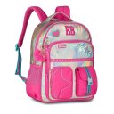 Ver imagem 1 de Mochila Escolar de Costas Rebecca Bonbon Holografico Rosa