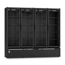 Ver imagem 1 de Auto Serviço Vanguard Extra Frio 4 Portas Vidro Aquecido Preto/preto Asvef4p 220v - Refrimate