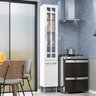 Paneleiro Simples Modulado com Vidro Fidelitá Viena 35cm 2 Portas - 1