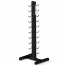 Ver imagem 2 de Suporte de Halter Athletic Extreme para 10 Pares até 110kg Organizador Vertical Semiprofissional