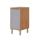 Ver imagem 3 de Balcão 1 Porta 40 cm Brilhante Celeste Bege/Cinamomo/Platina