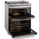 Ver imagem 2 de Fogão Electrolux Fe5dc 5 Bocas Duplo Forno Perfectcook360 Cinza Fogão Electrolux Fe5dc 5q Duplo Forn