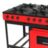 Fogão Industrial Venâncio a Gás Bravo 6 Bocas com Forno Vermelho Br6bfvm - 5