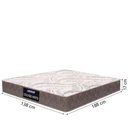Ver imagem 3 de Cama Box Baú Casal Gazin Colchão com Espuma 138x188x58cm Camboriú Marrom
