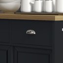 Ver imagem 6 de Balcao Aparador Buffet 2 Portas 85 Cm Ba145 Preto Dtall