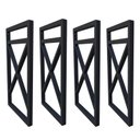 Ver imagem 1 de Suporte para Prateleira Estilo Industrial 04 Un. Preto