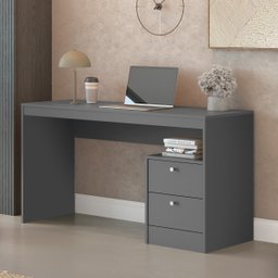 Escrivaninha Mesa com Gaveteiro 2 Gavetas Mdf Funzionale Belmax - 2