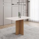 Ver imagem 1 de Mesa Kira 120cm Bege/Nature/Off White