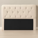Ver imagem 2 de Cabeceira Casal Cama Box Estofada Cristal 140 cm Veludo