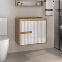 Ver imagem 2 de Gabinete para Banheiro Clarice 60 Cm - Fabribam Gabinetes