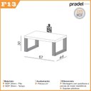 Ver imagem 3 de Mesa de Centro 67x44cm Industrial