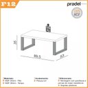 Ver imagem 3 de Mesa de Centro 89,5x53cm Industrial