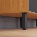 Ver imagem 5 de Kit Nápoles 6 Portas 1 Vidro 1 Gaveta Cinamomo/grafite