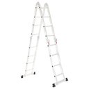 Ver imagem 1 de Escada de Aluminio Articulada Multifuncional  Garden Life 4x4 Cor Cinza