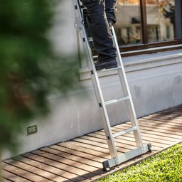 Escada de Aluminio Articulada Multifuncional  Garden Life 4x4 Cor Cinza - 5