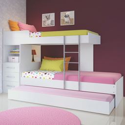 Escada para Beliche de Fácil Instalação Altura 110cm Schmitt - 3