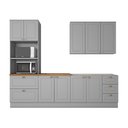 Ver imagem 4 de Cozinha Completa 4 Peças Amy Casa 812 MDF Torre Quente Cooktop Americana Modulada 271,5cm
