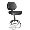 Ver imagem 1 de Cadeira Caixa Executiva Costurada sem Braços - (Aranha Martiflex) - Cor Preta - 35033
