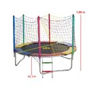 Ver imagem 2 de Cama Elástica Pula Pula 2,44m Lona Preta s/ Emenda PapiBrink