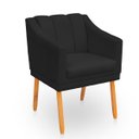 Ver imagem 5 de Kit Poltrona Cadeira para Sala Confortável e Moderna Mila Suede