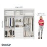 Guarda-Roupa Casal com Espelho 6 Portas 4 Gavetas Lages Docelar - 5