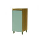 Ver imagem 1 de Balcão 1 Porta Nesher Rainha 40cm 100% MDF Nature-Verde