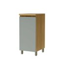 Ver imagem 1 de Balcão 1 Porta Nesher Rainha 40cm 100% MDF Nature-Verde