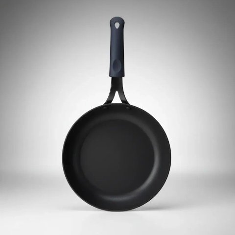Frigideira de Ferro 22cm 1L Preto - Frigideira de Ferro Nitrocarbonetada