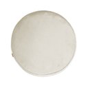 Ver imagem 3 de Puff Decorativa para Sala Thor Base Madeira Maciça Linho Divini Decor:bege